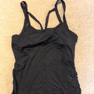 VM black strap workout tank